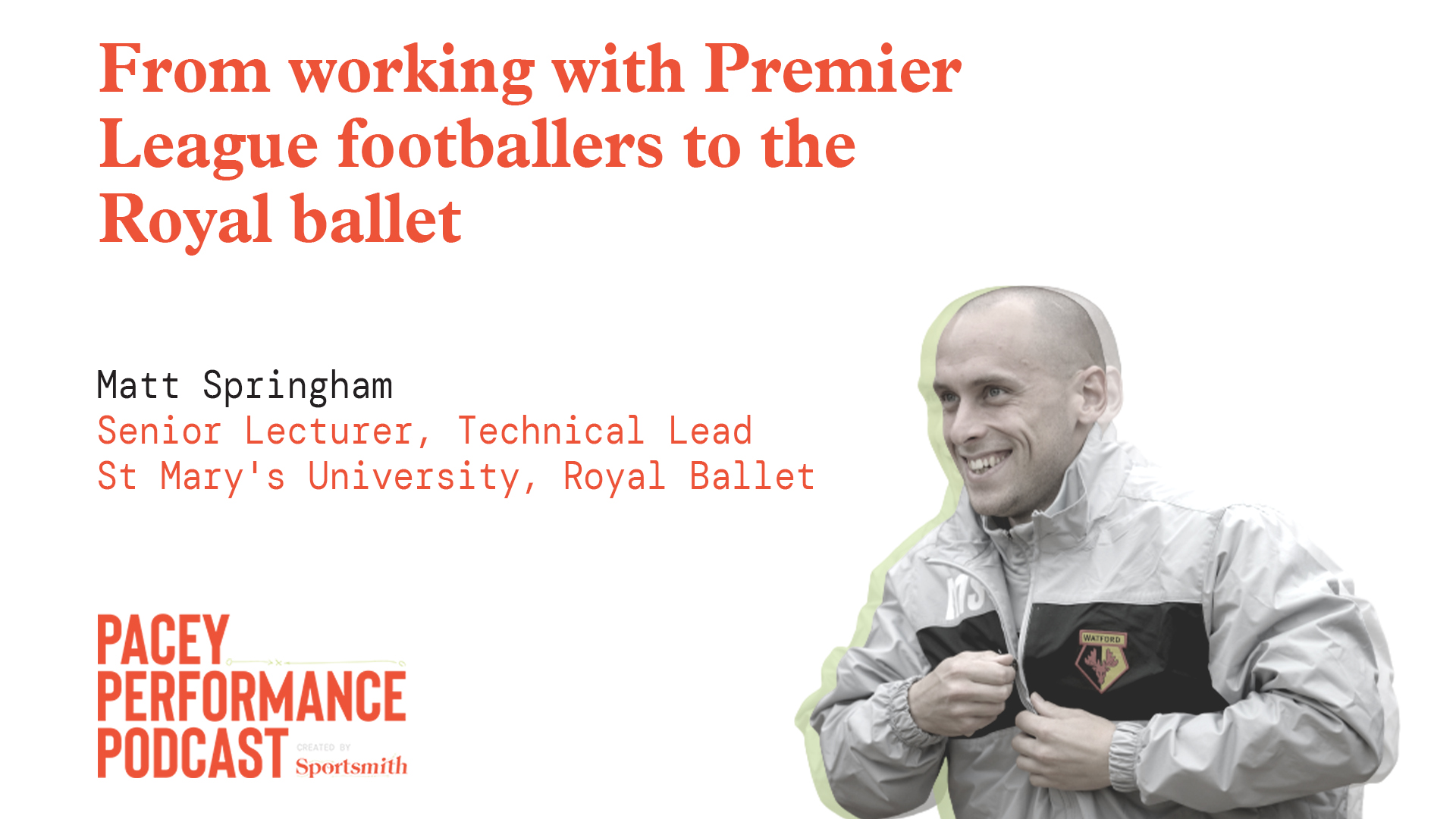From working with Premier League footballers to the Royal ballet ...