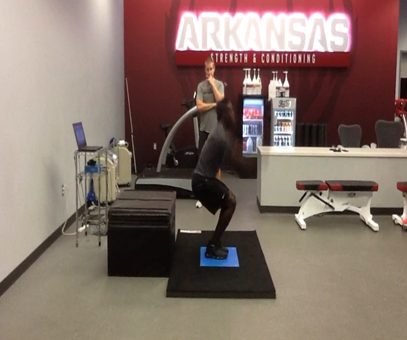 Monitoring athletes jumping